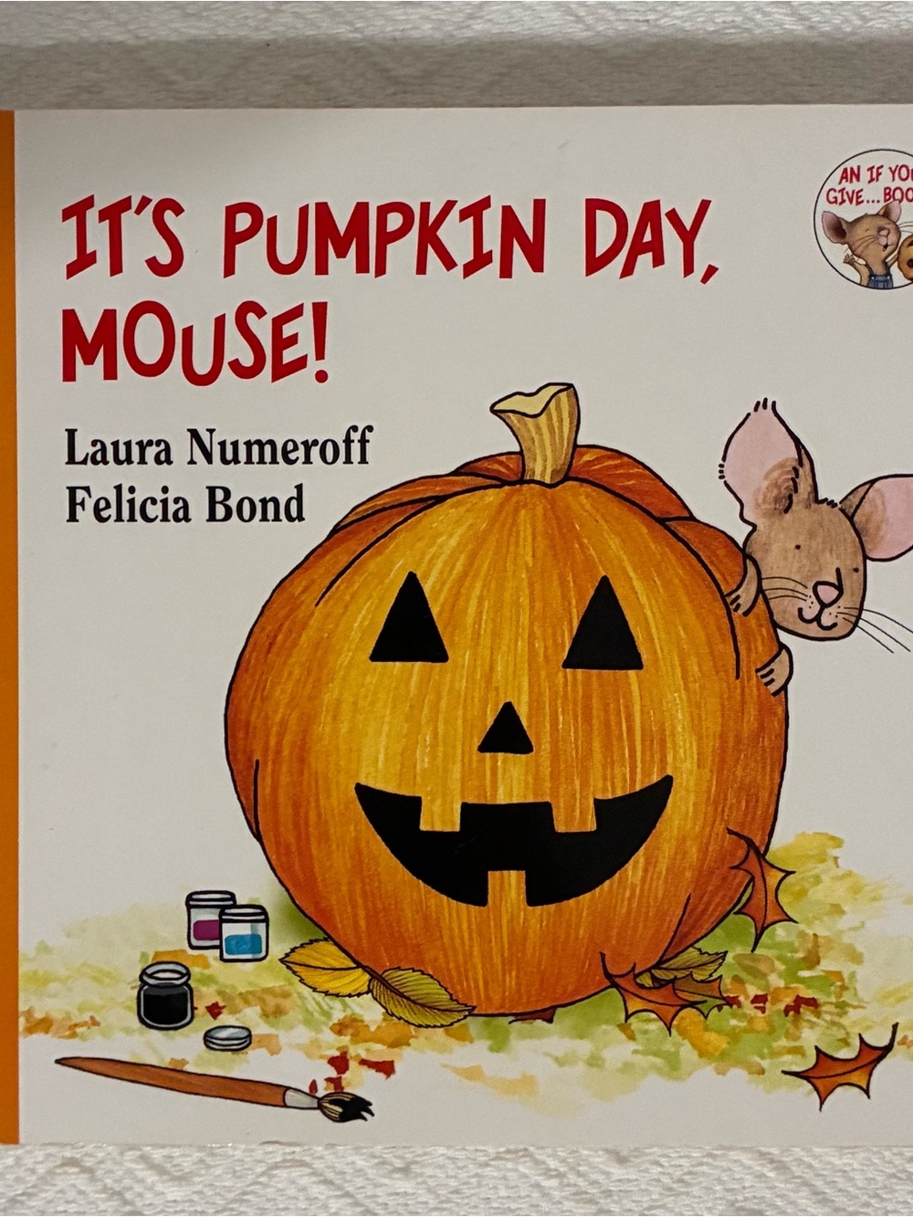 It's Pumpkin Day, Mouse! Board Book